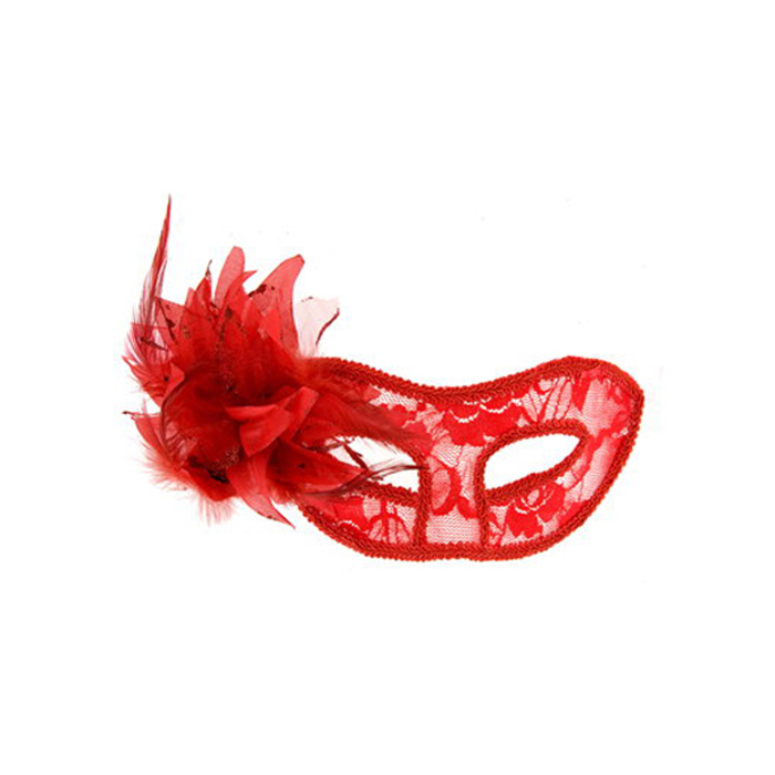 Red transparent mask