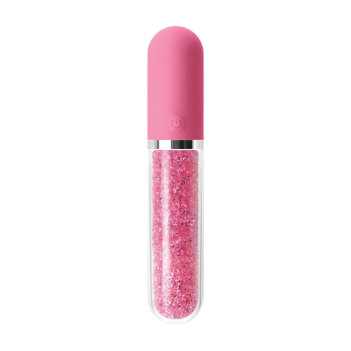 Επαναφορτιζόμενος Κλασικός Δονητής Stardust Charm Vibrator (Ροζ) - NS Novelties