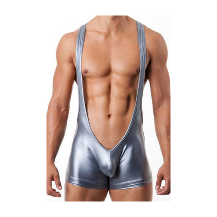Silver shiny bodysuit 