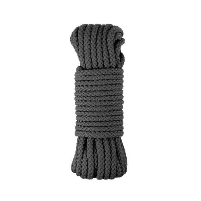 SM BONDAGE RIGID BLACK ROPE 10M
