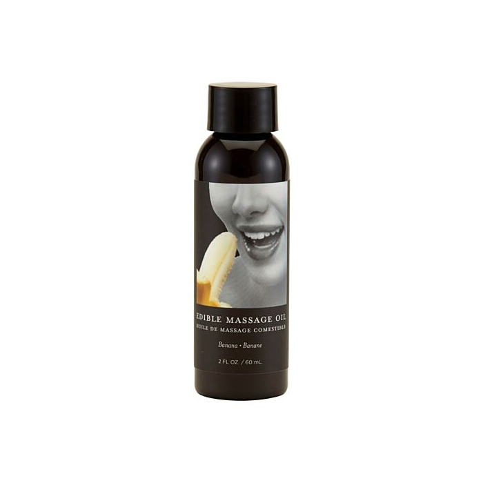 Earthly Body Edible Massage Oil Banana Transparent 60ml