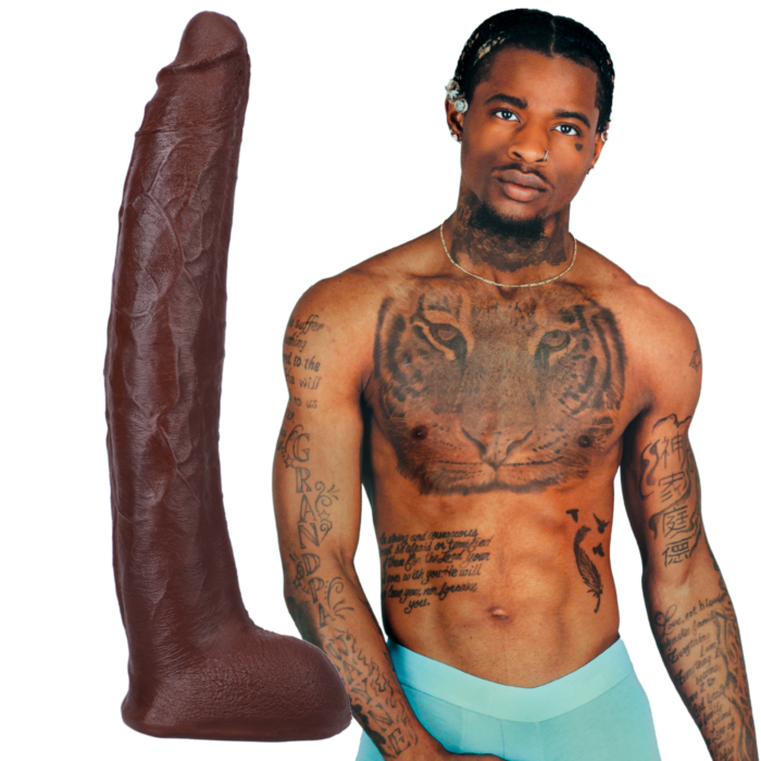 Vac U Lock Ultraskyn Hung Damion Dayski - Realistic ULTRASKYN Dildo