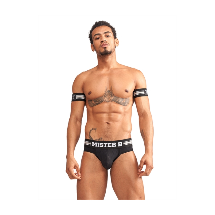 Mister B - Urban Club Grey Biceps Armbands x2