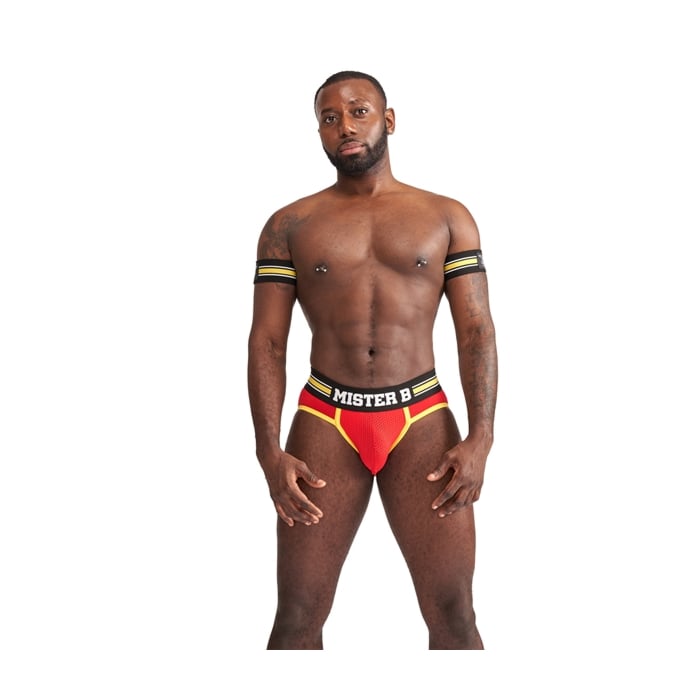 Mister B - Urban Club Yellow Biceps Armbands x2