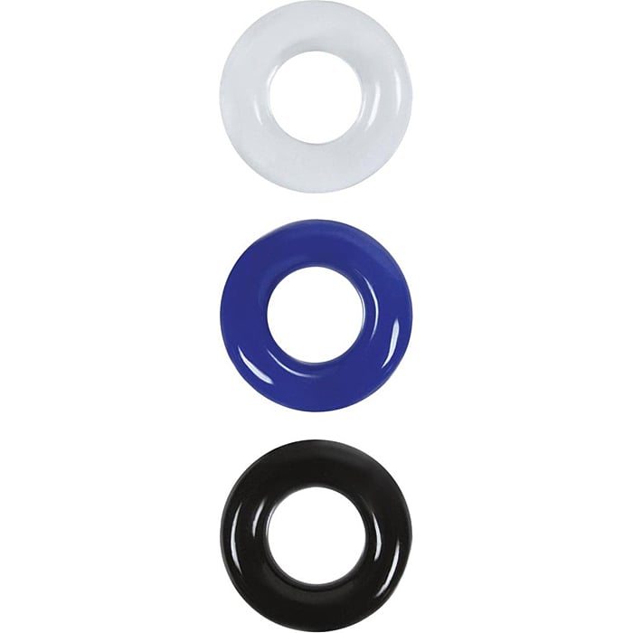 Σετ Πολύχρωμων Cock Rings Kinksters ABS/PVC