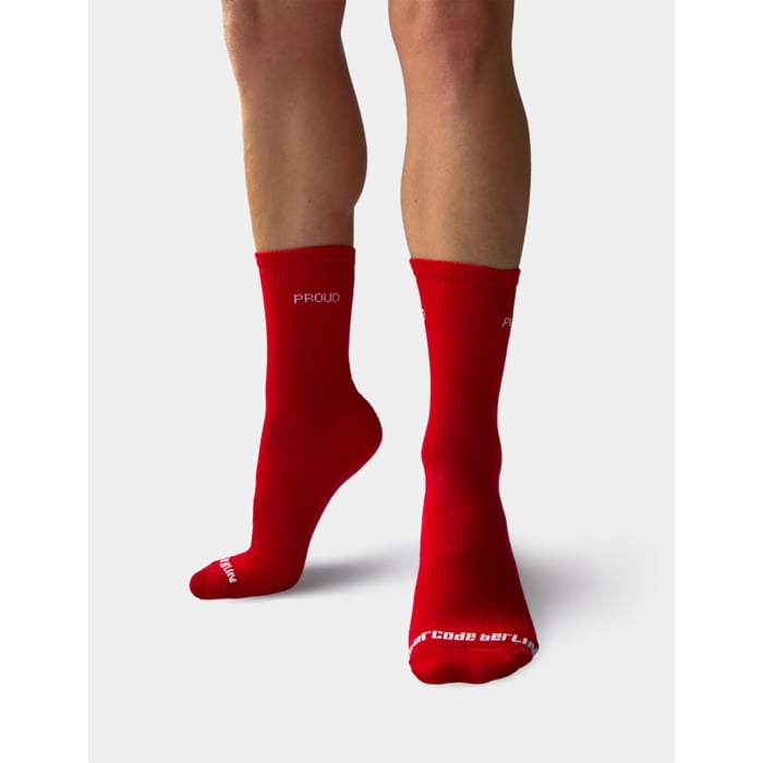 Barcode Berlin Proud Gym Socks Red