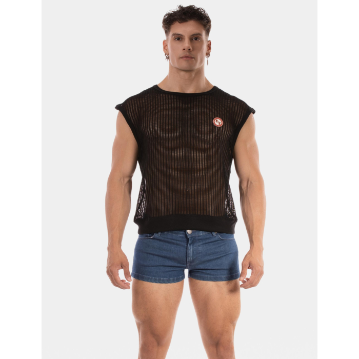 Barcode Berlin Muscle Tank Eldar Shirt Black