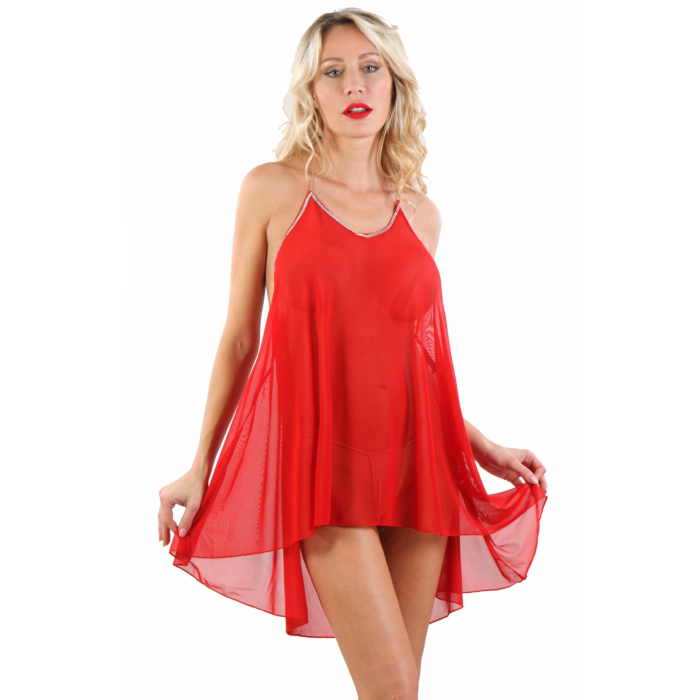 Short Dress - Red 