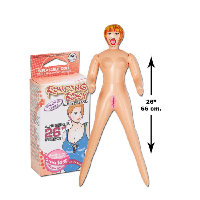 Nanma Romping Rosy Inflatable Mini Size Doll Flesh OS