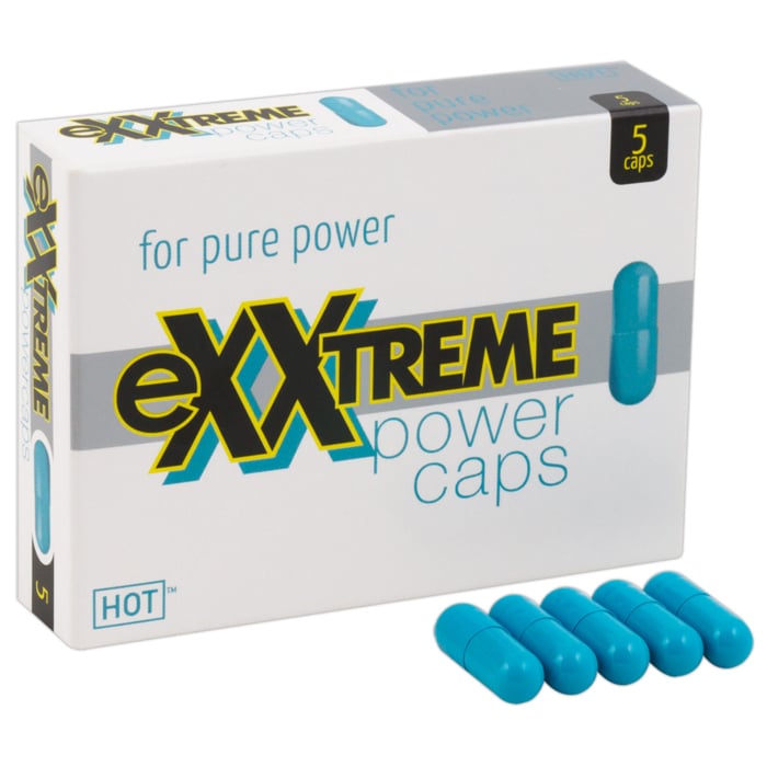 Διεγερτικές Κάψουλες για Άνδρες 5 Τεμάχια - HOT eXXtreme Power