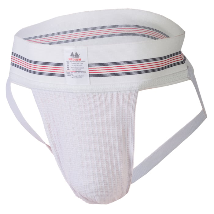Jockstrap Λευκό Large με Ζώνη 3in - Meyer Marketing Original Edition
