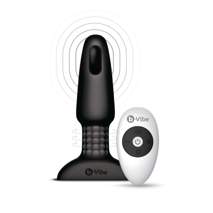 b-Vibe Rimming Plug Black Os