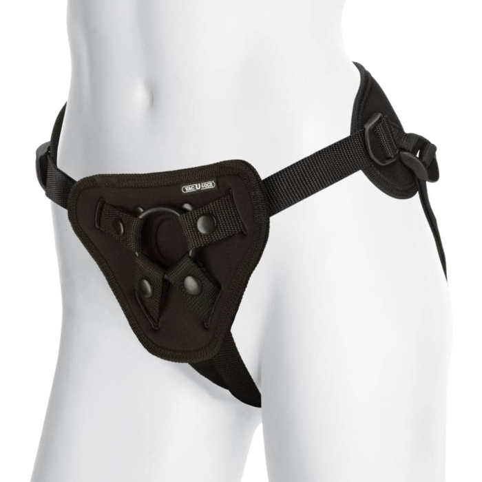 Ζώνη Strap-on Vac-U-Lock Platinum Supreme Harness Μαύρο Neoprene