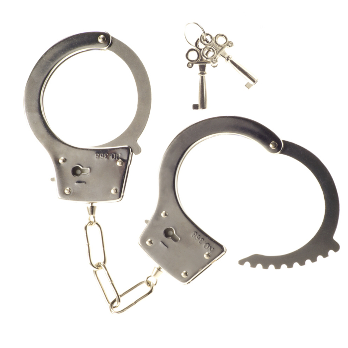 Kinx Heavy Metal Handcuffs Silver OS