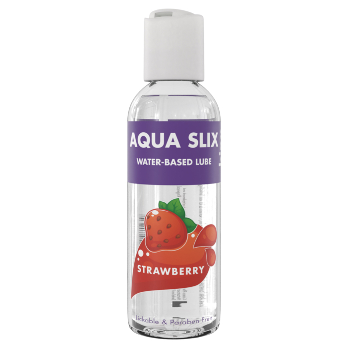 Kinx Aqua Slix Flavoured Water-Based Lubricant Strawberry 100ml
