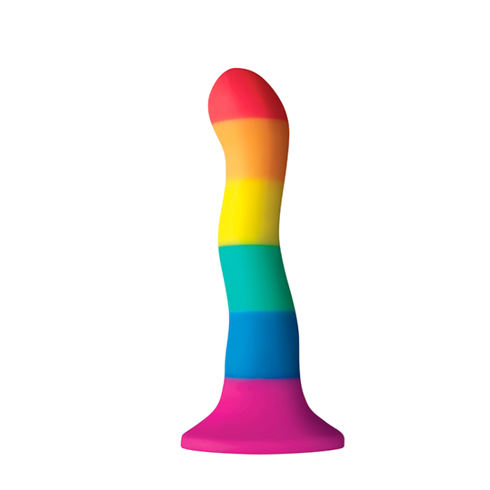 Μη ρεαλιστικό ομοίωμα πέους 6in NS Novelties Colours Pride