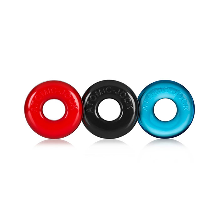 Δακτύλιοι πέους Oxballs Multi Color 3 pcs Small