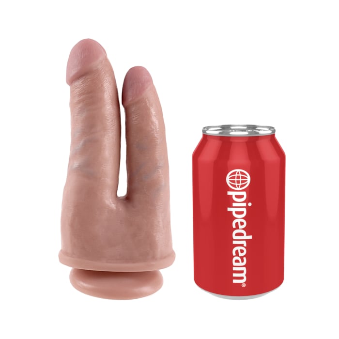 King Cock Double Penetrator Flesh 6in
