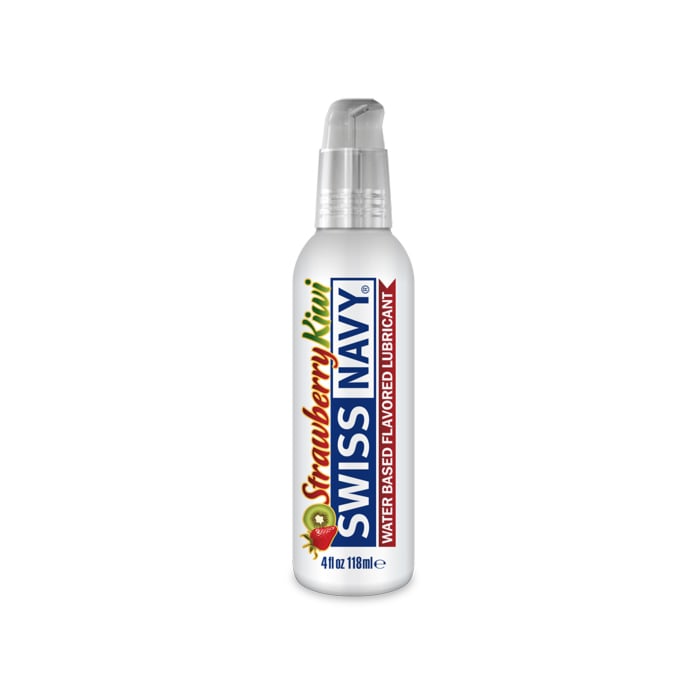 Swiss Navy Flavors Strawberry Kiwi Transparent 4oz