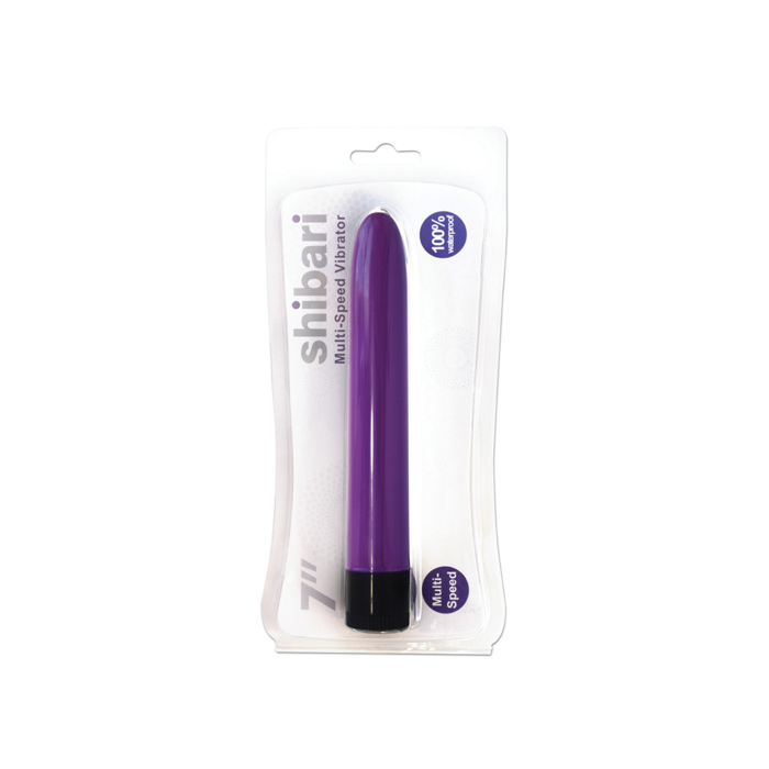 Shibari MultiSpeed Vibrator  Purple 7in