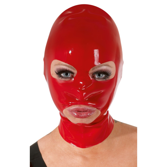 The Latex Collection Latex Mask Red