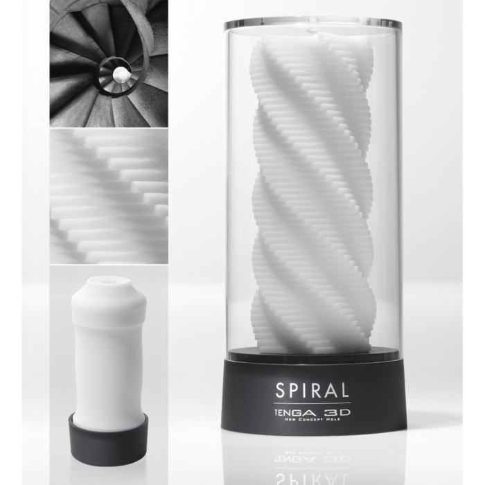Aυνανιστήρι Tenga - 3D Spiral -λευκό