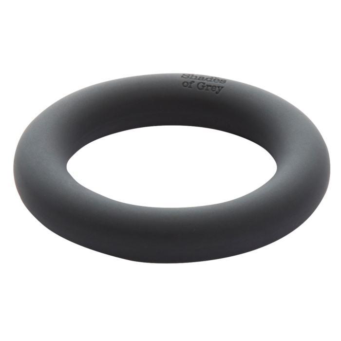 Δαχτυλίδι Πέους A Perfect O Silicone Cock Ring Μαύρο - Fifty Shades of Grey