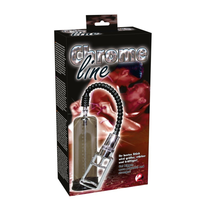 Chrome line penis pump