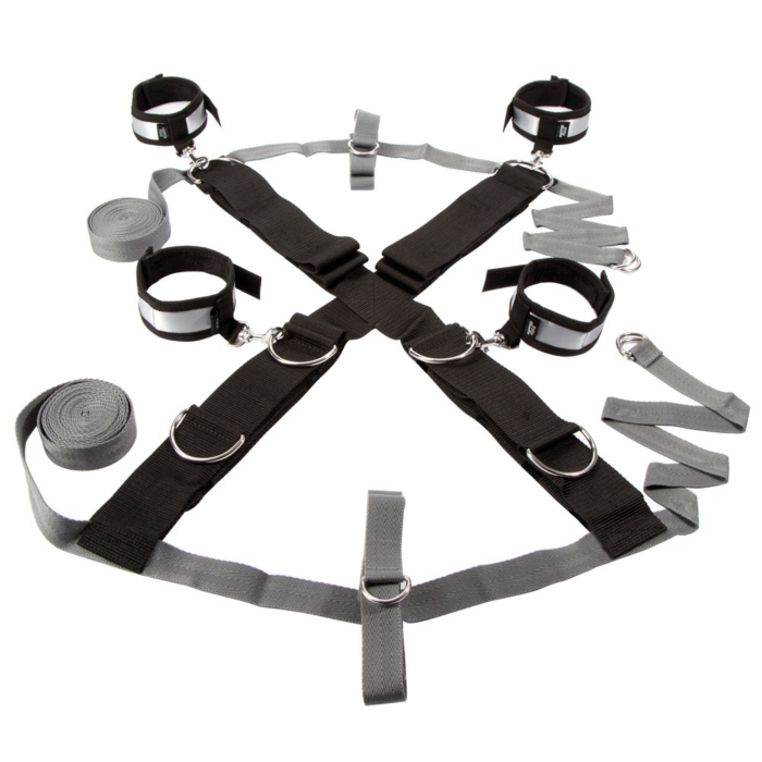 Keep Still Over The Bed Cross Restraint - Black