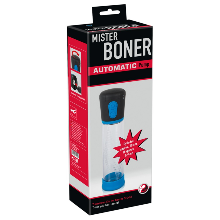Τρόμπα Πέους Mister Boner Automatic Pump - Διάφανο