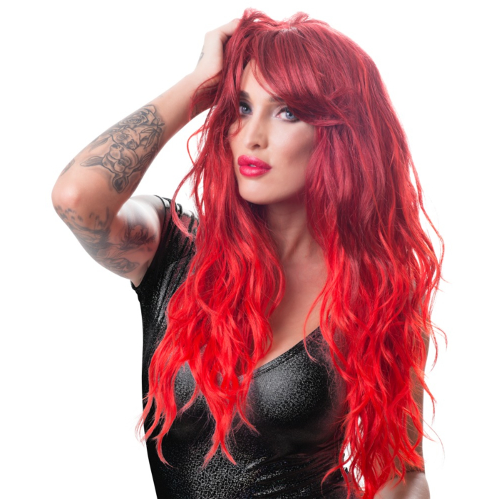Wigged Love Wavy Long Hair Red