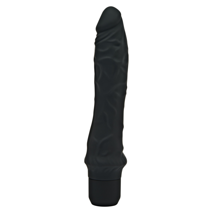 Get Real Large Realistic Vibrator 24cm Black 23 cm. - black