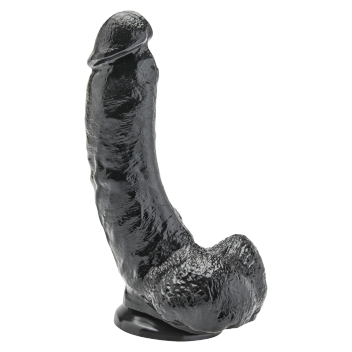 Cock 8 Inch With Balls Black