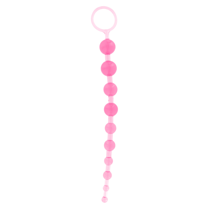 Πρωκτικές Μπίλιες Thai Toy Anal Beads (Ροζ) - Toy Joy