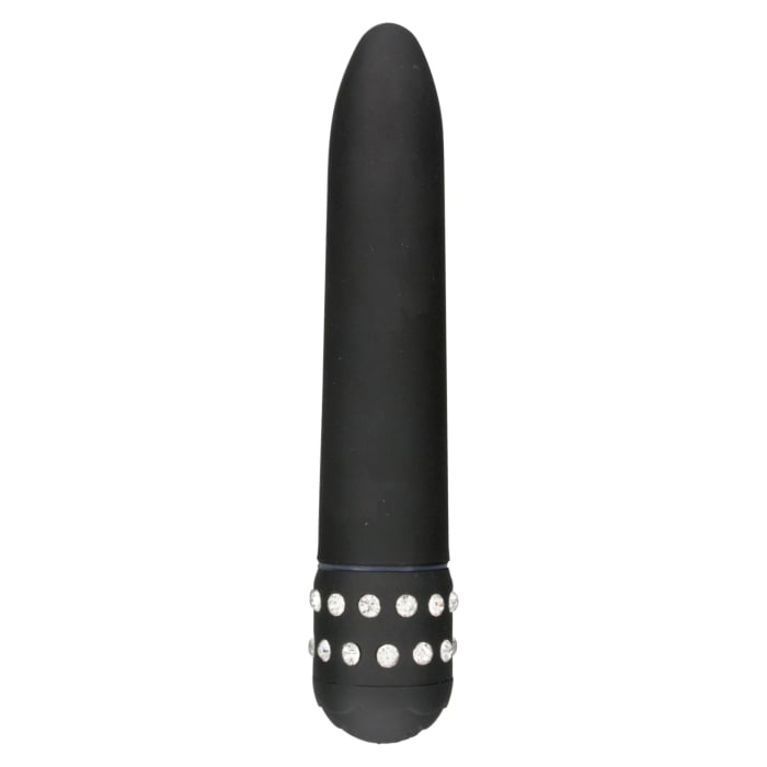 Κλασικός Δονητής Diamond Superbe Vibrator (Μαύρος) - Toy Joy