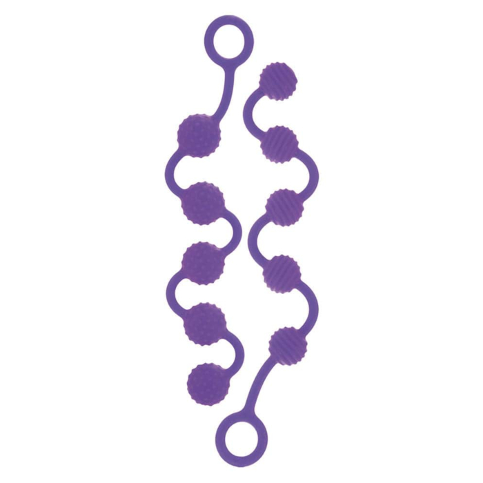 Posh Silicone O Beads - Purple