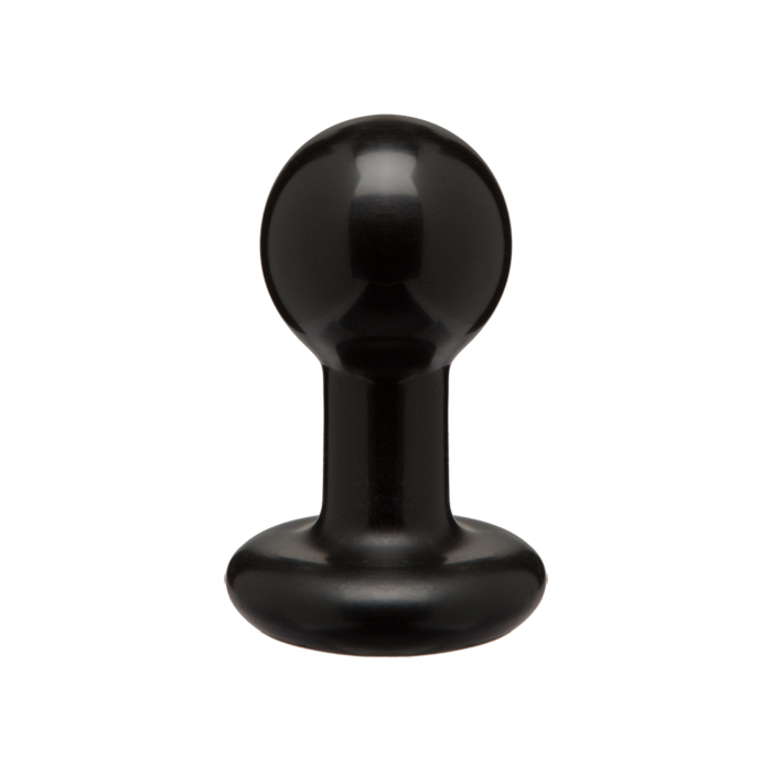 Round Butt Plug S Μαύρο
