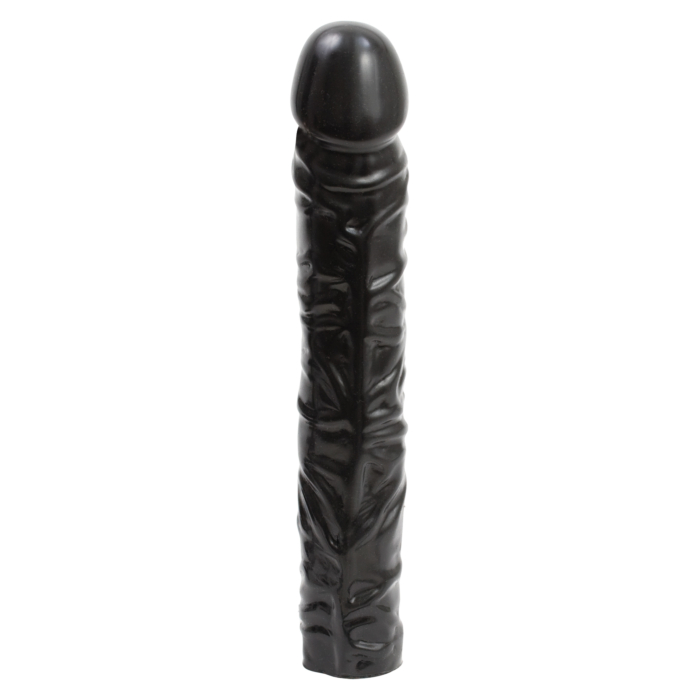 Ρεαλιστικό Ομοίωμα Πέους Classic Dong 25 cm Black (Vac-u-lock) - Doc Johnson