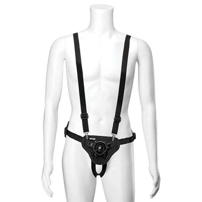 Ζώνη Strap-on με Σφήνα και Τιράντες - Vac-U-Lock 