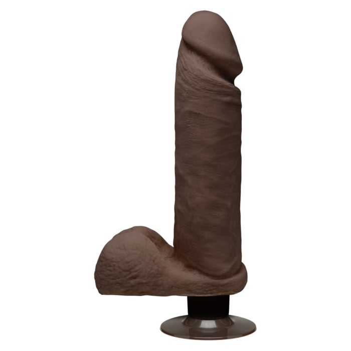 The Perfect D Vibrating 8 Inch Brown