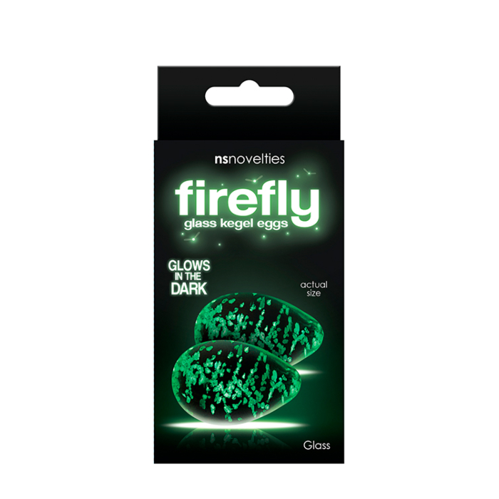Διάφανα Γυάλινα Kegel Eggs Firefly από NS NOVELTIES