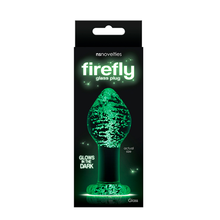 Firefly Glass Plug Large Clear