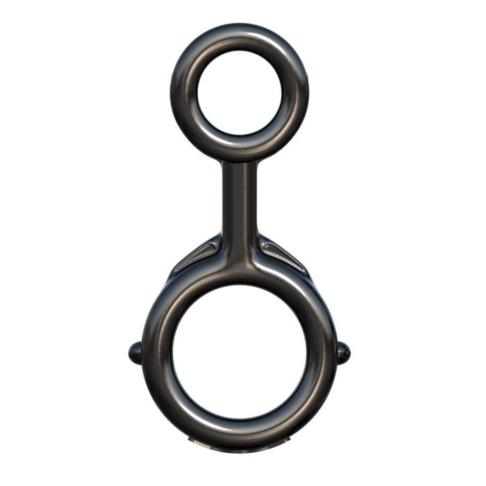 Δαχτυλίδι πέους Pipedream Fantasy C-Ringz Ironman Duo-ring 3.5cm Μαύρο