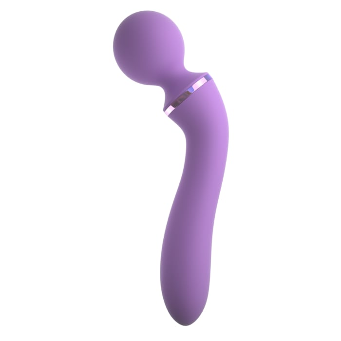 Δονητής Pipedream Duo Wand Massage-Her - Μώβ Διπλή Απόλαυση