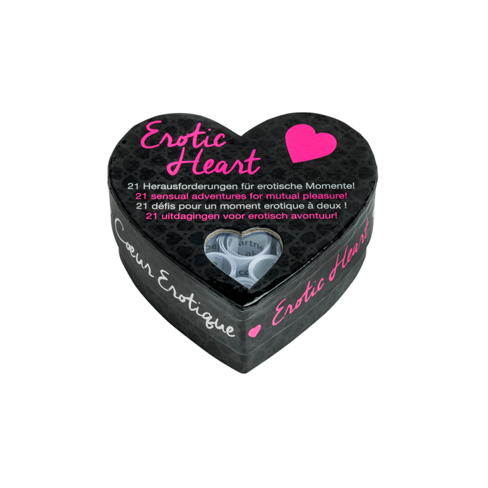 Tease & Please Erotic Heart Mini - Πολύχρωμο επιτραπέζιο παιχνίδι