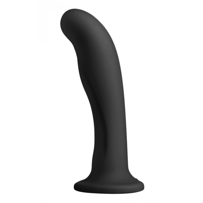 Δονητής Heart On Silicone Harness Dildo Μαύρο - XR Brands