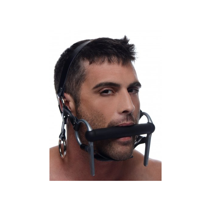 Κεφαλόδεμα Steed Head Harness - Μαύρο, Μέταλλο από XR Brands