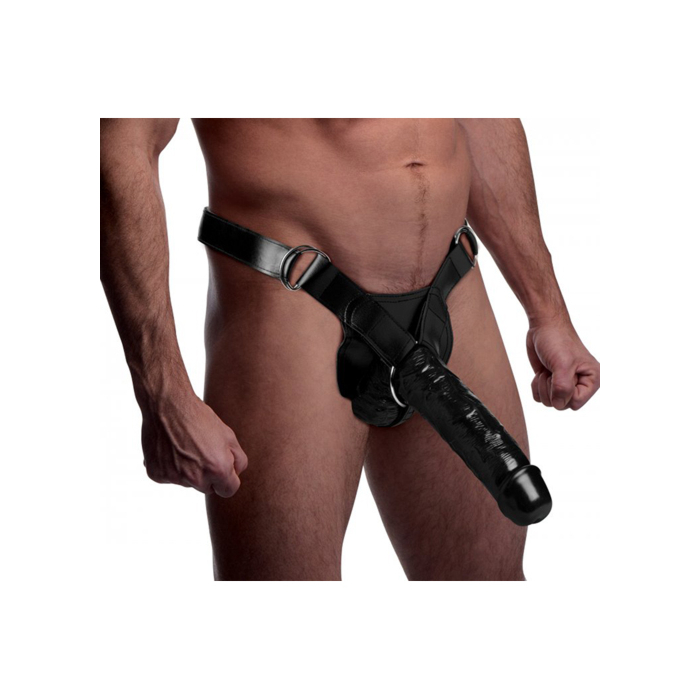 Μαύρο Strap-On Dildo XR Brands - Master Series