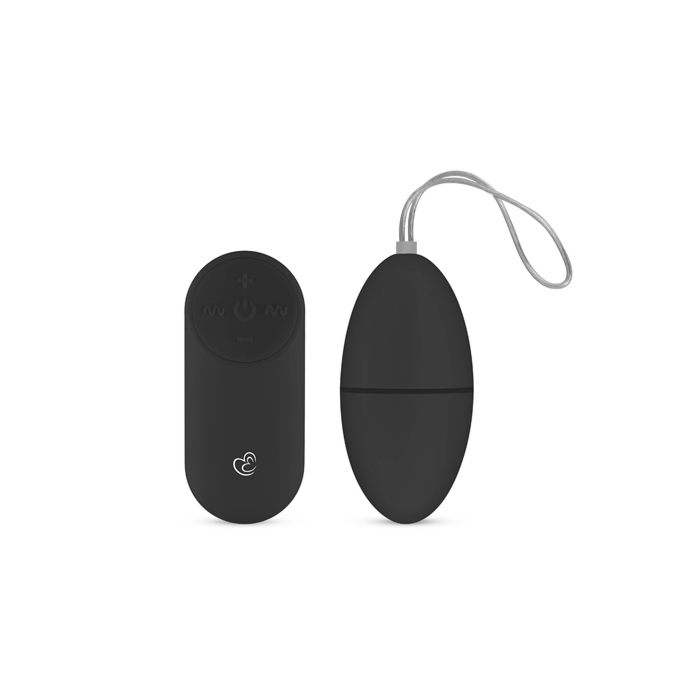 EasyToys - Remote Control Vibrating Egg - Black