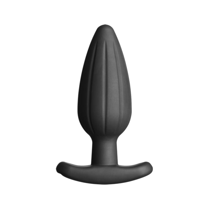 Πρωκτική Σφήνα Σιλικόνης Noir "Rocker" Butt Plug με Ηλεκτροδιέγερση (Large) - ElectraStim